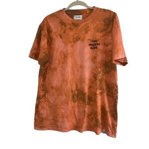 Critical Slide Tie Dye Orange Sz Large Tee